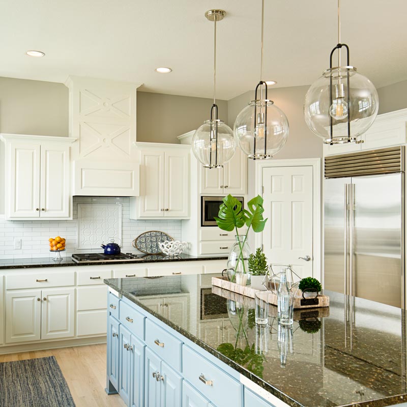Modern Kitchen design with open concept and bar counter